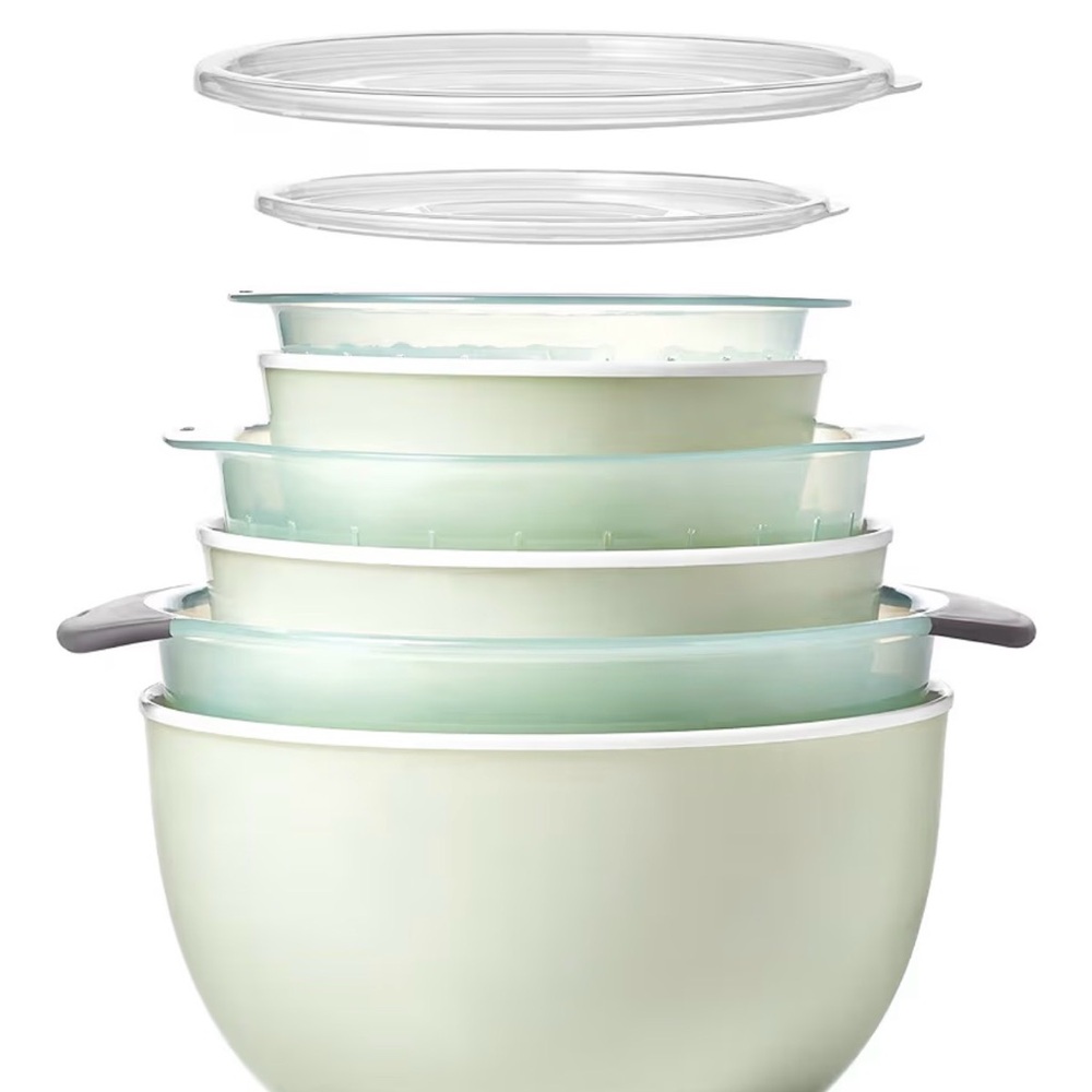 OXO Good Grips Sea Glass Nesting Bowls and Strainers, Set of 9